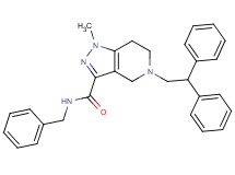 N-benzyl-5-(2,2-diphenylethyl)-1-methyl-4,5,6,7-tetrahydro-1H-pyrazolo[4,3-c]pyridine-3-carboxamide