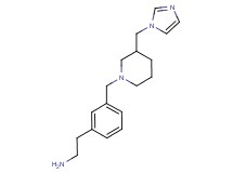 [2-(3-{[3-(1H-imidazol-1-ylmethyl)-1-piperidinyl]methyl}phenyl)ethyl]amine dihydrochloride