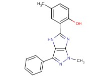 4-methyl-2-(1-methyl-3-phenyl-1,4-dihydroimidazo[4,5-c]pyrazol-5-yl)phenol