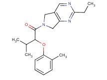 2-ethyl-6-[3-methyl-2-(2-methylphenoxy)butanoyl]-6,7-dihydro-5H-pyrrolo[3,4-d]pyrimidine