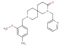 9-(2-methoxy-4-methylbenzyl)-2-(pyridin-2-ylmethyl)-2,9-diazaspiro[5.5]undecan-3-one
