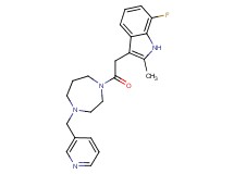 7-fluoro-2-methyl-3-{2-oxo-2-[4-(3-pyridinylmethyl)-1,4-diazepan-1-yl]ethyl}-1H-indole