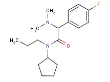 N-cyclopentyl-2-(dimethylamino)-2-(4-fluorophenyl)-N-propylacetamide