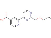 2-[2-(ethoxymethyl)pyrimidin-4-yl]isonicotinic acid