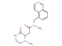 N-(5-isoquinolinylmethyl)-N-methyl-2-(1-methyl-3-oxo-2-piperazinyl)acetamide