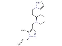 1-[(1-allyl-5-methyl-1H-pyrazol-4-yl)methyl]-2-[2-(1H-pyrazol-1-yl)ethyl]piperidine