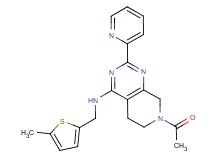7-acetyl-N-[(5-methyl-2-thienyl)methyl]-2-pyridin-2-yl-5,6,7,8-tetrahydropyrido[3,4-d]pyrimidin-4-amine