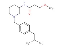 N-[1-(4-isobutylbenzyl)-3-piperidinyl]-3-methoxypropanamide