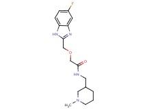 2-[(5-fluoro-1H-benzimidazol-2-yl)methoxy]-N-[(1-methylpiperidin-3-yl)methyl]acetamide