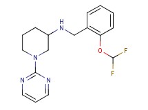 N-[2-(difluoromethoxy)benzyl]-1-(2-pyrimidinyl)-3-piperidinamine