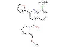 8-chloro-2-(2-furyl)-4-{[(2R)-2-(methoxymethyl)-1-pyrrolidinyl]carbonyl}quinoline