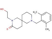 8-(2,6-dimethylbenzyl)-2-(2-hydroxyethyl)-2,8-diazaspiro[5.5]undecan-3-one