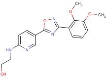 2-({5-[3-(2,3-dimethoxyphenyl)-1,2,4-oxadiazol-5-yl]-2-pyridinyl}amino)ethanol
