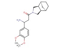 3-[(1R*,2R*,6S*,7S*)-4-azatricyclo[5.2.1.0~2,6~]dec-4-yl]-1-(3,4-dimethoxyphenyl)-3-oxo-1-propanamine