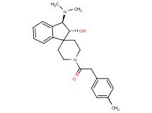 (2R*,3R*)-3-(dimethylamino)-1'-[(4-methylphenyl)acetyl]-2,3-dihydrospiro[indene-1,4'-piperidin]-2-ol