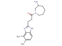1-[3-(4,5-dimethyl-1H-benzimidazol-2-yl)propanoyl]-3-azepanamine dihydrochloride