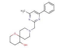 9-[(4-methyl-6-phenylpyrimidin-2-yl)methyl]-1-oxa-9-azaspiro[5.5]undecan-5-ol