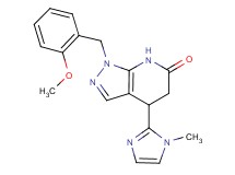 1-(2-methoxybenzyl)-4-(1-methyl-1H-imidazol-2-yl)-1,4,5,7-tetrahydro-6H-pyrazolo[3,4-b]pyridin-6-one