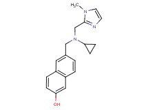 6-({cyclopropyl[(1-methyl-1H-imidazol-2-yl)methyl]amino}methyl)-2-naphthol