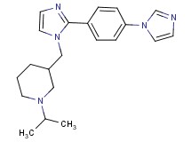 3-({2-[4-(1H-imidazol-1-yl)phenyl]-1H-imidazol-1-yl}methyl)-1-isopropylpiperidine