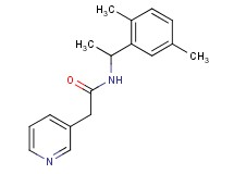 N-[1-(2,5-dimethylphenyl)ethyl]-2-pyridin-3-ylacetamide