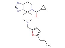 5-(cyclopropylcarbonyl)-1'-[(5-propyl-2-furyl)methyl]-1,5,6,7-tetrahydrospiro[imidazo[4,5-c]pyridine-4,4'-piperidine]