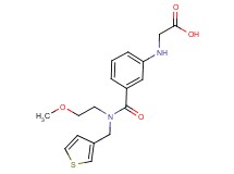 [(3-{[(2-methoxyethyl)(3-thienylmethyl)amino]carbonyl}phenyl)amino]acetic acid