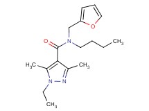 N-butyl-1-ethyl-N-(2-furylmethyl)-3,5-dimethyl-1H-pyrazole-4-carboxamide