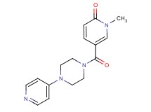 1-methyl-5-[(4-pyridin-4-ylpiperazin-1-yl)carbonyl]pyridin-2(1H)-one