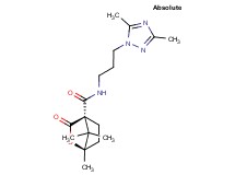 (1R,4S)-N-[3-(3,5-dimethyl-1H-1,2,4-triazol-1-yl)propyl]-1,7,7-trimethyl-3-oxo-2-oxabicyclo[2.2.1]heptane-4-carboxamide