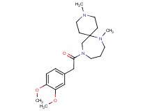 11-[(3,4-dimethoxyphenyl)acetyl]-3,7-dimethyl-3,7,11-triazaspiro[5.6]dodecane