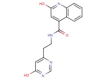 2-hydroxy-N-[2-(6-hydroxy-4-pyrimidinyl)ethyl]-4-quinolinecarboxamide