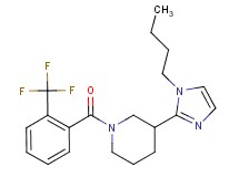 3-(1-butyl-1H-imidazol-2-yl)-1-[2-(trifluoromethyl)benzoyl]piperidine