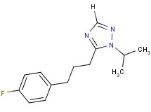 5-[3-(4-fluorophenyl)propyl]-1-isopropyl-1H-1,2,4-triazole
