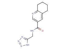 N-(1H-tetrazol-5-ylmethyl)-5,6,7,8-tetrahydroquinoline-3-carboxamide