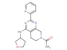 7-acetyl-2-(2-pyridinyl)-N-(tetrahydro-3-furanyl)-5,6,7,8-tetrahydropyrido[3,4-d]pyrimidin-4-amine