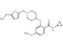 N-cyclopropyl-2-({1-[(5-ethyl-2-furyl)methyl]-4-piperidinyl}oxy)-4-methoxybenzamide