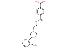 4-[({2-[3-(2-methylphenyl)pyrrolidin-1-yl]ethyl}amino)carbonyl]benzoic acid