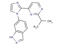 6-[2-(2-isopropylpyrimidin-4-yl)-1H-imidazol-1-yl]-1H-indazole