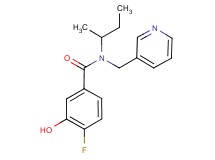 N-(sec-butyl)-4-fluoro-3-hydroxy-N-(pyridin-3-ylmethyl)benzamide