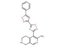 6-methyl-5-[5-(5-phenyl-3-isoxazolyl)-1,2,4-oxadiazol-3-yl]-1,2,3,4-tetrahydro-2,7-naphthyridine hydrochloride
