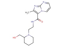 N-{2-[2-(hydroxymethyl)piperidin-1-yl]ethyl}-2-methylimidazo[1,2-a]pyrimidine-3-carboxamide