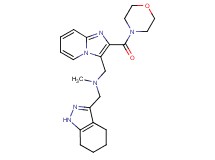 N-methyl-1-[2-(4-morpholinylcarbonyl)imidazo[1,2-a]pyridin-3-yl]-N-(4,5,6,7-tetrahydro-1H-indazol-3-ylmethyl)methanamine