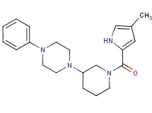 1-{1-[(4-methyl-1H-pyrrol-2-yl)carbonyl]-3-piperidinyl}-4-phenylpiperazine