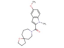 8-[(5-methoxy-1-methyl-1H-indol-2-yl)carbonyl]-1-oxa-8-azaspiro[4.6]undecane
