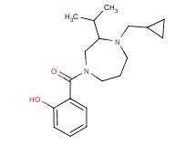 2-{[4-(cyclopropylmethyl)-3-isopropyl-1,4-diazepan-1-yl]carbonyl}phenol