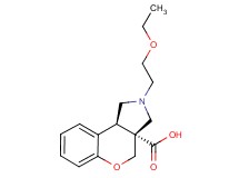 (3aR*,9bR*)-2-(2-ethoxyethyl)-1,2,3,9b-tetrahydrochromeno[3,4-c]pyrrole-3a(4H)-carboxylic acid