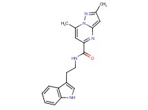 N-[2-(1H-indol-3-yl)ethyl]-2,7-dimethylpyrazolo[1,5-a]pyrimidine-5-carboxamide