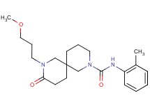 8-(3-methoxypropyl)-N-(2-methylphenyl)-9-oxo-2,8-diazaspiro[5.5]undecane-2-carboxamide