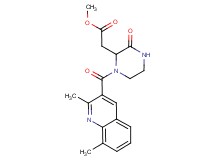 methyl {1-[(2,8-dimethylquinolin-3-yl)carbonyl]-3-oxopiperazin-2-yl}acetate